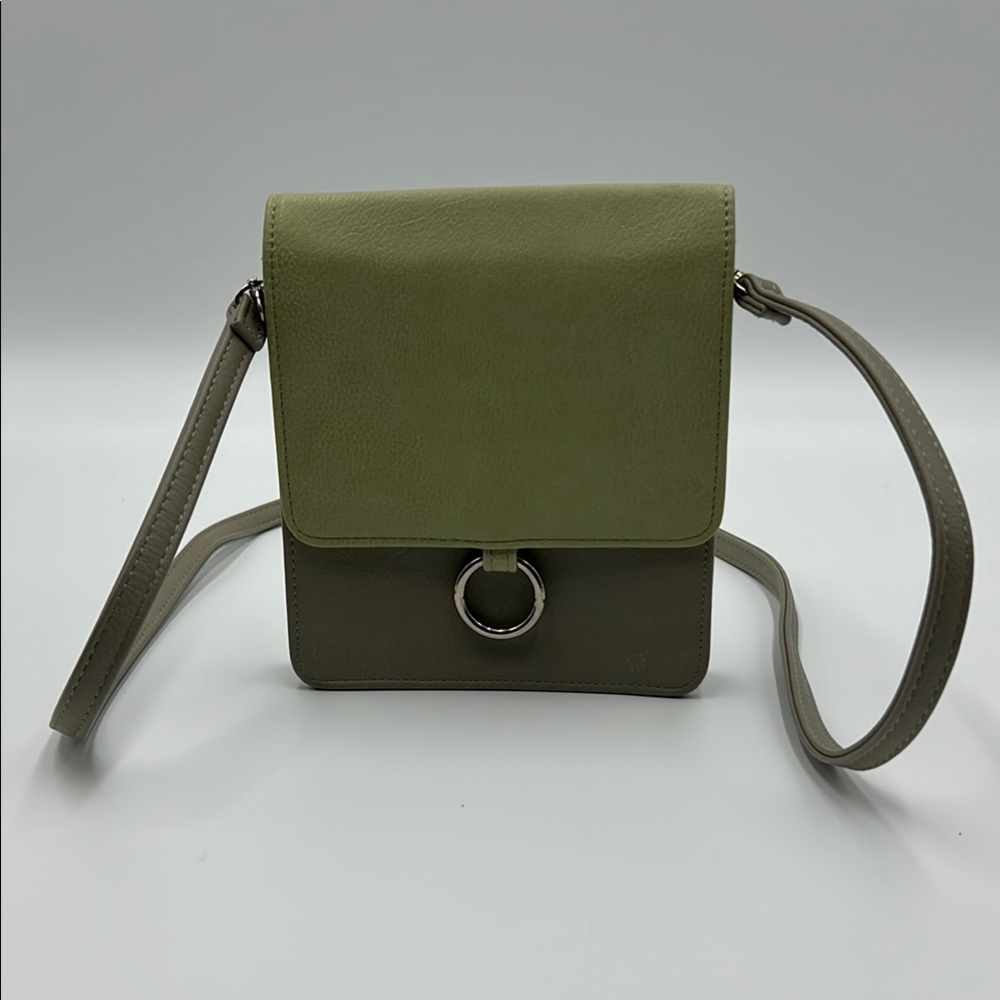 K. Carroll Modern Green Crossbody Bag with Adjustable Strap